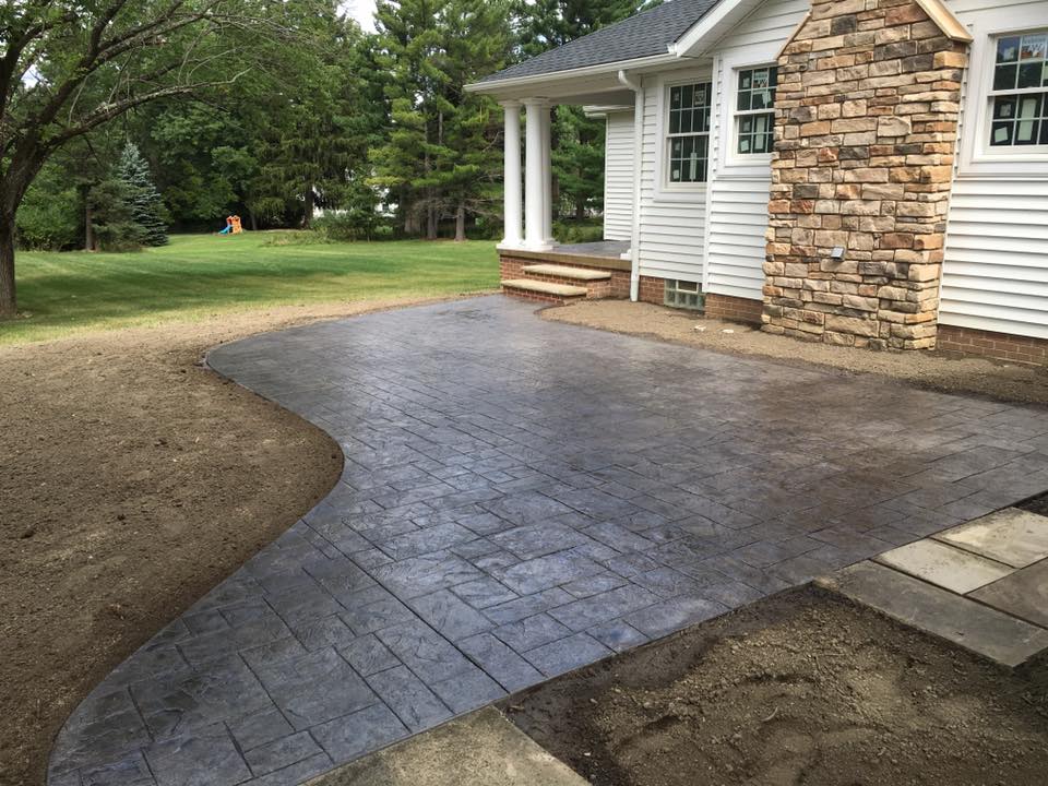 Simple Stamped Concrete Patio Design Ideas Ezinestack