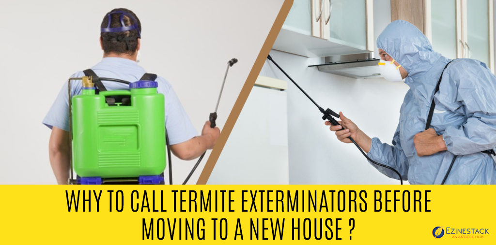 Why To Call Termite Exterminators Before Moving To A New House?